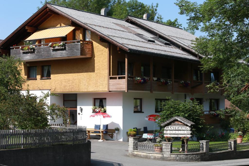 Gaestehaus-Pension Barbara Andelsbuch Exterior foto